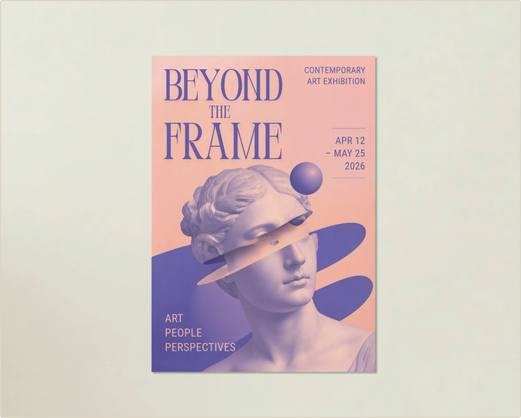 Beyond the Frame poster design
